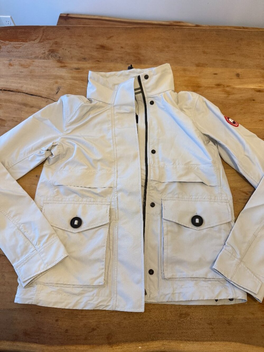 Canada Goose Womens Elmira Jacket - Size Small - Silverbirch - 2411L
